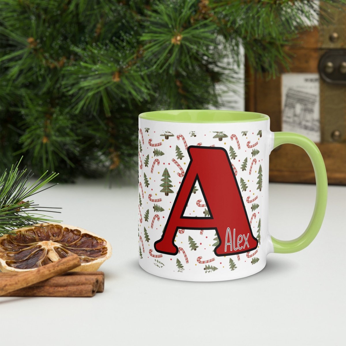 Taza Navideña Personalizada Inicial Nanetes - Nanetes